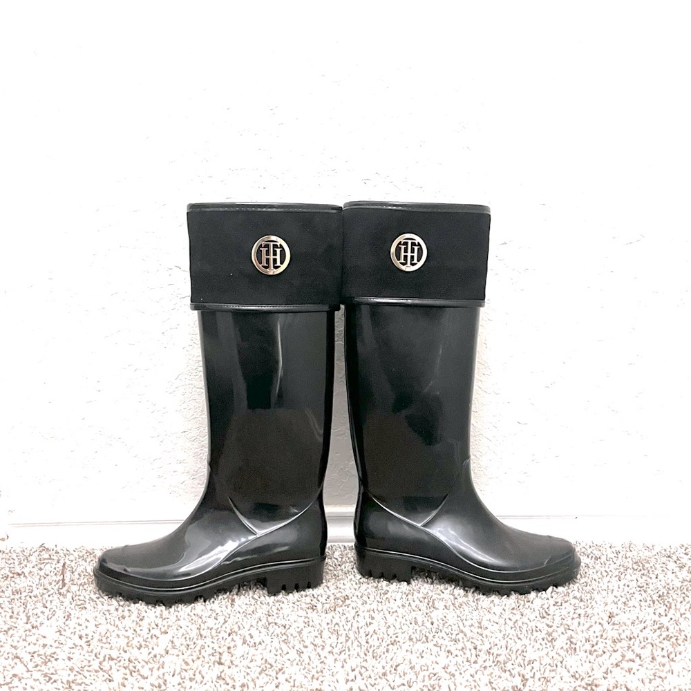 Women’s Tommy Hilfiger Black rain boots